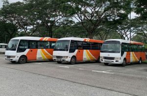 Shuttle bus service in Singapore by Transport Republic providing safe and reliable community transportation